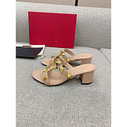 Valentino Roman Stud Beige Heel 6cm - 4