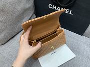 Chanel 23P Small Coco Handle Bag Caviar Caramel 23cm - 4