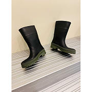 Dior Union Rain Boots Black and Khaki - 5