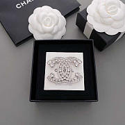 Chanel CC Crystal Brooch - 1
