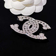 Chanel CC Crystal Brooch - 3