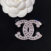 Chanel CC Crystal Brooch - 2