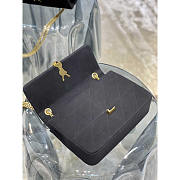 YSL Jamie Medium In Jersey Black 24x15.5x16.5cm - 5