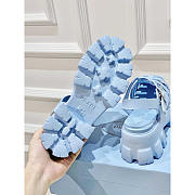 Prada Foam Rubber Sandals Blue - 5