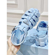 Prada Foam Rubber Sandals Blue - 6