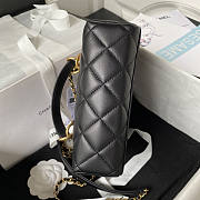 Chanel Bag With Top Handle Black 17x21x5.5cm - 3