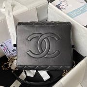 Chanel Bag With Top Handle Black 17x21x5.5cm - 4