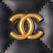 Chanel Bag With Top Handle Black 17x21x5.5cm - 6