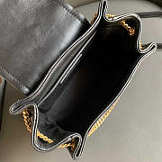 YSL Mini Nolita In Lambskin Black 18x13x6cm - 6