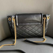 YSL Mini Nolita In Lambskin Black 18x13x6cm - 3