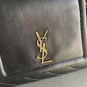 YSL Mini Nolita In Lambskin Black 18x13x6cm - 2