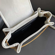 YSL Mini Nolita In Lambskin White 18x13x6cm - 6