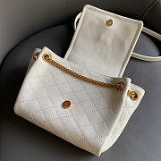 YSL Mini Nolita In Lambskin White 18x13x6cm - 3