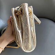 YSL Mini Nolita In Lambskin Gold 18x13x6cm - 6