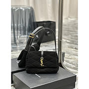 YSL Le 57 Shoulder Bag In Suede Black 24x18x5.5cm - 1