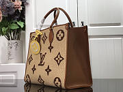 Louis Vuitton LV Raffia Onthego MM Brown 35x27x14cm - 2