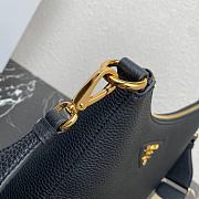 Prada Leather Bag Black 32x25.5x7.5cm - 6