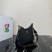 Prada Leather Bag Black 32x25.5x7.5cm - 5