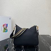 Prada Leather Bag Black 32x25.5x7.5cm - 4