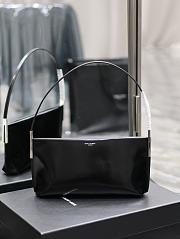 YSL Suzanne Small In Shiny Leather Black 28x14x4cm - 1