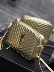 YSL Lou Camera Gold Bag 23x16x6cm - 3