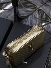 YSL Lou Camera Gold Bag 23x16x6cm - 4