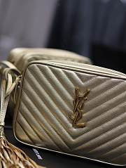 YSL Lou Camera Gold Bag 23x16x6cm - 2