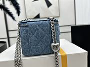 Chanel Mini 23P Vanity Case Blue Denim 11x8.5x7cm - 3