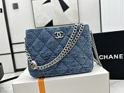 Chanel 23P Hobo Bag Blue Denim 13x18x7cm - 1