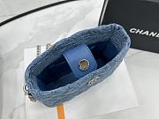 Chanel 23P Hobo Bag Blue Denim 13x18x7cm - 4