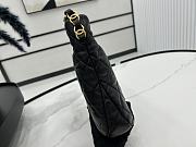 Chanel Hobo Bag Black Lambskin 26x30x7cm - 6