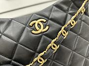 Chanel Hobo Bag Black Lambskin 26x30x7cm - 2