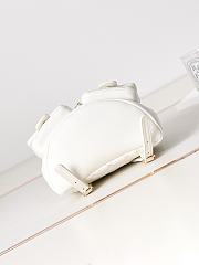 Chanel Backpack White Gold 21x20x12cm - 3