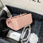 Chanel Mini Flap Bag Light Pink Lambskin Silver 17cm - 6