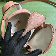 Gucci Ophidia Mini GG Shoulder Bag Pink 14x19x12cm - 2