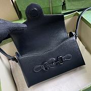 Gucci Horsebit 1955 Mini Bag Black 18x12x5cm - 4