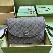 Gucci Ophidia Messenger Bag Grey 27x20x7cm - 1