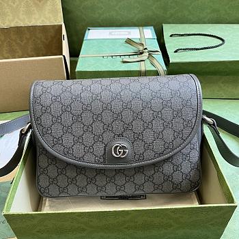 Gucci Ophidia Messenger Bag Grey 27x20x7cm