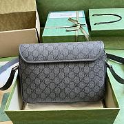 Gucci Ophidia Messenger Bag Grey 27x20x7cm - 5