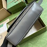 Gucci Ophidia Messenger Bag Grey 27x20x7cm - 3