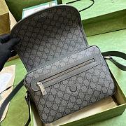 Gucci Ophidia Messenger Bag Grey 27x20x7cm - 2