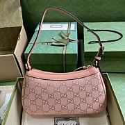 Gucci Ophidia GG Small Handbag Pink 25x15x6.5cm - 2