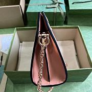 Gucci Ophidia GG Small Shoulder Bag Pink 26x17.5x8cm - 6