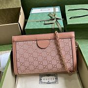 Gucci Ophidia GG Small Shoulder Bag Pink 26x17.5x8cm - 4