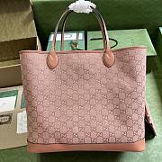 Gucci Ophidia GG Large Tote Bag Pink 40x33x19cm - 5