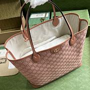 Gucci Ophidia GG Large Tote Bag Pink 40x33x19cm - 2