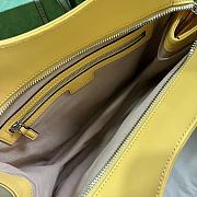 Gucci Petite GG Small Tote Yellow Bag 28x21x6.5cm - 3