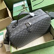 Gucci Ophidia GG Shoe Case Grey 22x36x16cm - 5