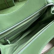 Gucci Petite GG Small Tote Green Bag 28x21x6.5cm - 3