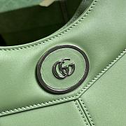 Gucci Petite GG Small Tote Green Bag 28x21x6.5cm - 2